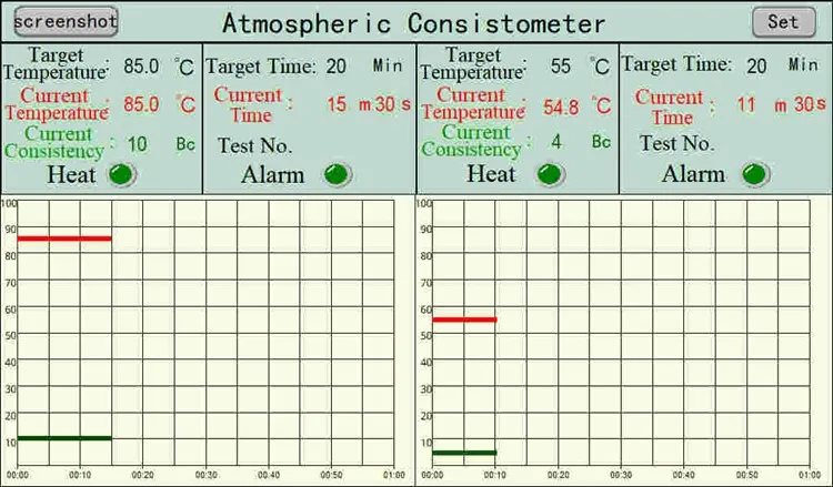 Atmospheric Consistometer touch Screen design Atmospheric Consistometer touch Screen design